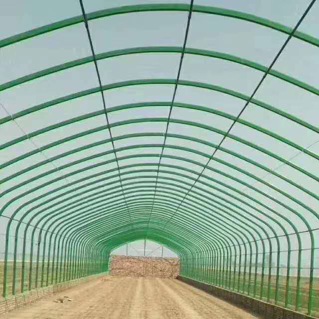 衢州棚高1.8-7米镀锌椭圆管蚂蚱棚